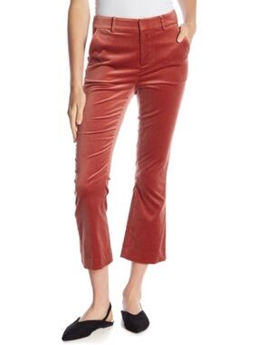 Frame Denim Rust Velvet Pants size 6